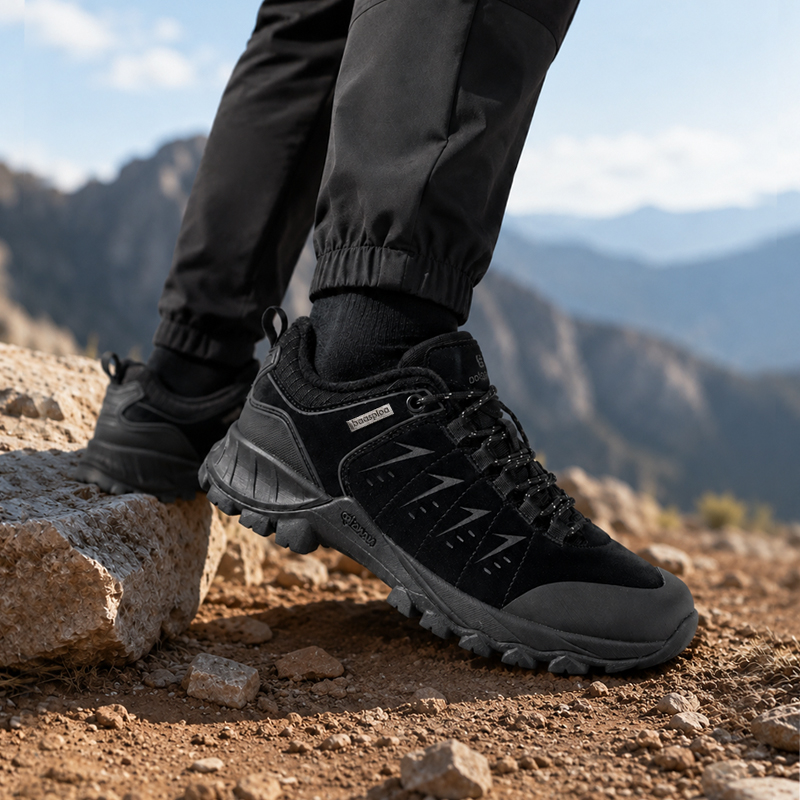 Climbing Shoe Beginner - Baasploa Męskie Buty Turystyczne Wodoodporne Zamszowe