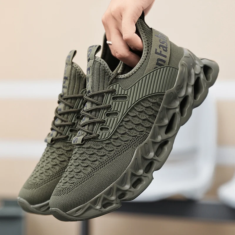 Outdoor Sport With Sticks - Męskie sneakersy wygodne męskie buty sportowe