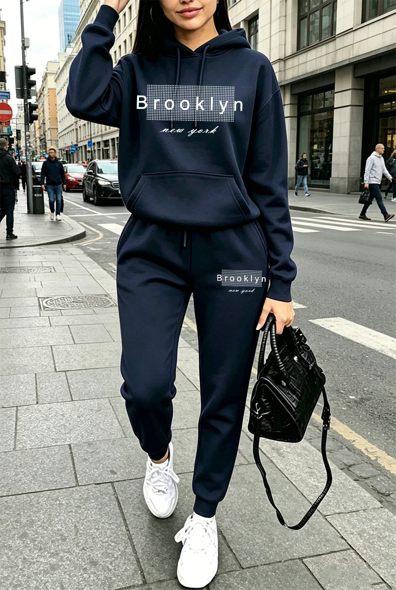 Outdoor Sports - Damski dres z nadrukiem, codzienna bluza