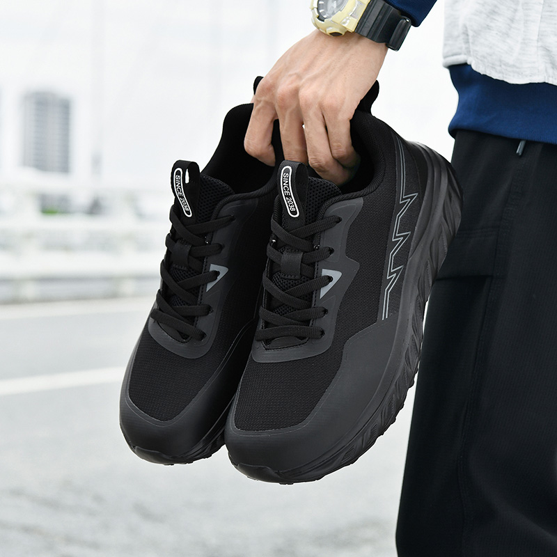Outdoor Sport With Sticks - Modne męskie sneakersy z szerokim noskiem,
