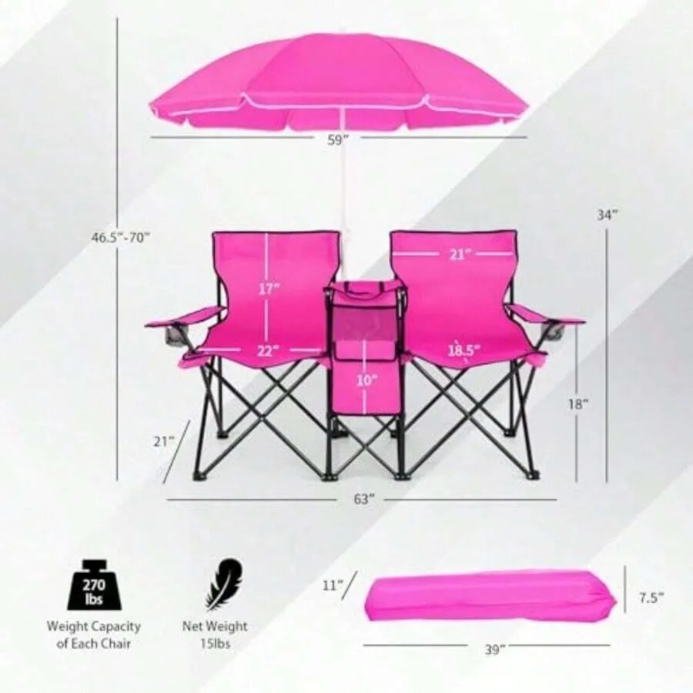 Przenośne składane podwójne kr – Outdoor Sports Umbrella recenzja i cena
